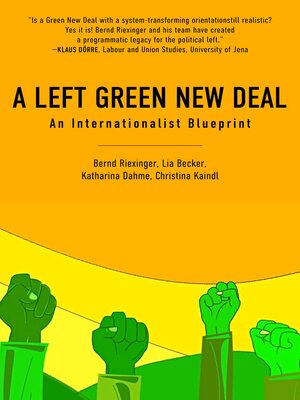 cover image of A Left Green New Deal
